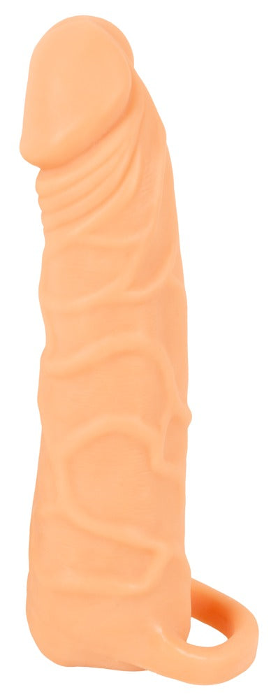 Nature Skin masturbator med fleksibel sleeve og stimulerende indvendige riller