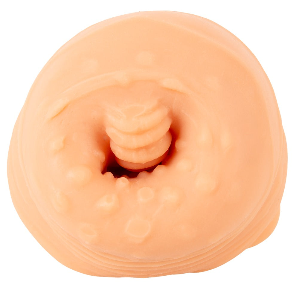 Nature Skin 2in1 Extension &amp; Masturbator RC – vibrerende penisforlænger med fjernbetjening