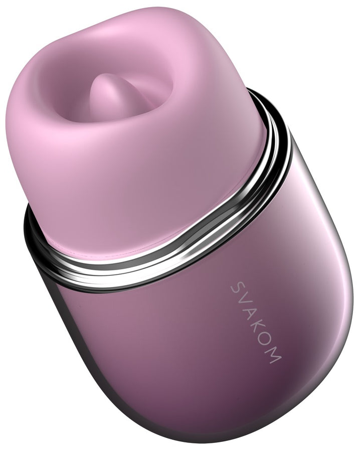 SVAKOM Klitty Lay-On Vibrator med Slikke- og Sugefunktion