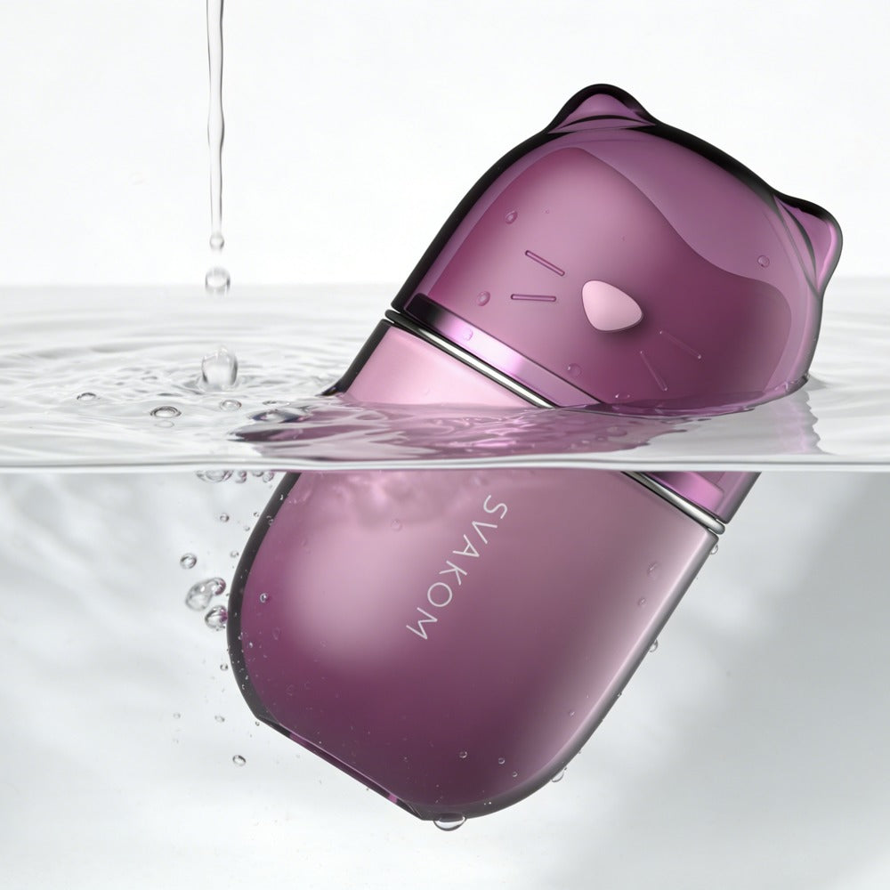SVAKOM Klitty Lay-On Vibrator med Slikke- og Sugefunktion