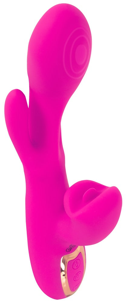 Dual Swing vibrator med 10 interne massagemodes og 10 vibrationsmodes