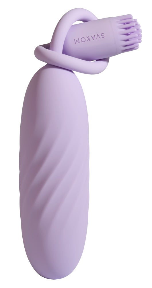 SVAKOM Plume Fleksibel Bullet Vibrator med Vibro-Børste