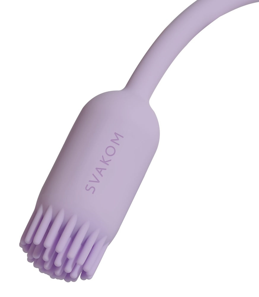 SVAKOM Plume Fleksibel Bullet Vibrator med Vibro-Børste