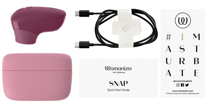 Womanizer Snap – Mini Klitorisstimulator med Ladecase &amp; Spejl