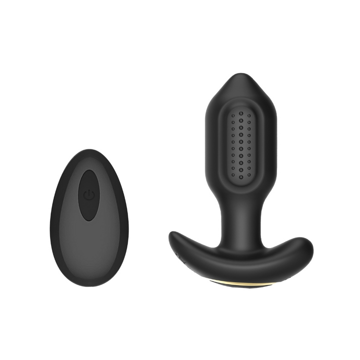 Tooshé vibrerende analplug i glat silikone