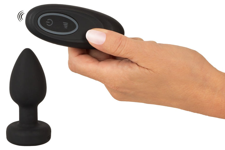 ANOS RC Flashing Butt Plug med vibration og LED-lys