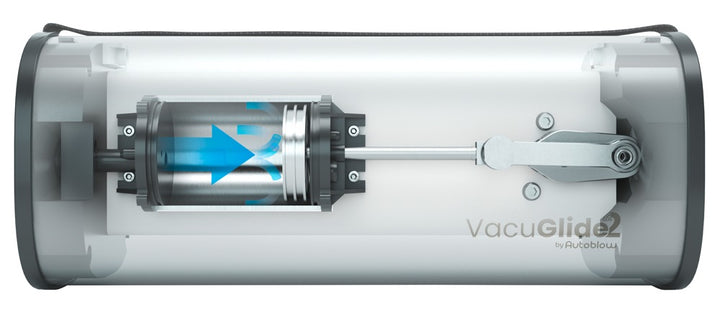 Autoblow VacuGlide 2 med aluminiumskrop og LED-knapper