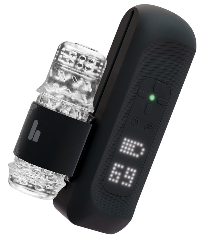 Hands-free stroker med op til 12,5 cm stroke length og TrueGrip sleeve