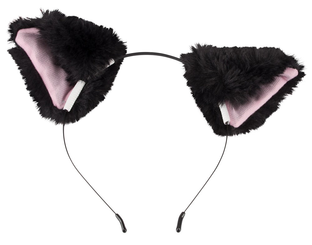 Butt plug med lang faux fur-hale og katte-look