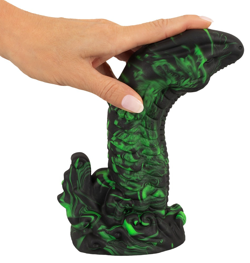 Beasty Cocks Lizard Peak dildo i Liquid Silicone med dybe strukturer