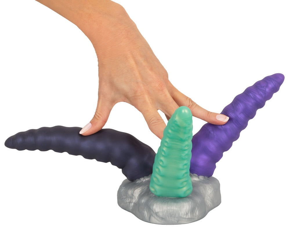 Beasty Cocks Triple Tentacle dildo i Liquid Silicone med teksturer