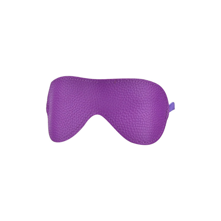 BDSM startsæt med cuffs, gag, blindfold, reb og pisk