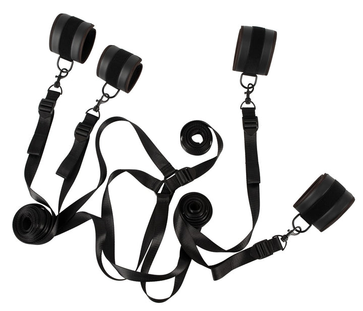 Bondage sengestropper med 4 justerbare stropper á 180 cm
