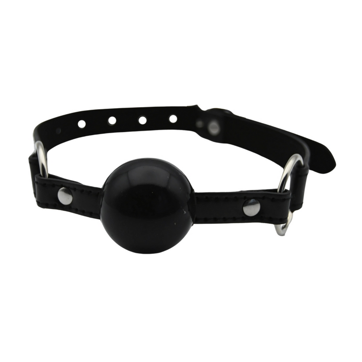 Bound to Play Silicone Ball Gag med justerbar sort strop