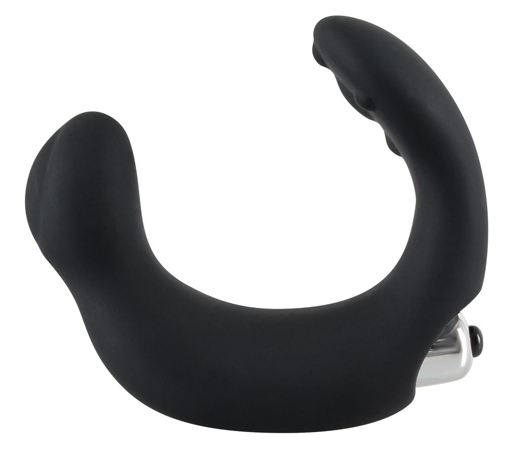 C-formet prostata vibrator med aftagelig vibro-bullet