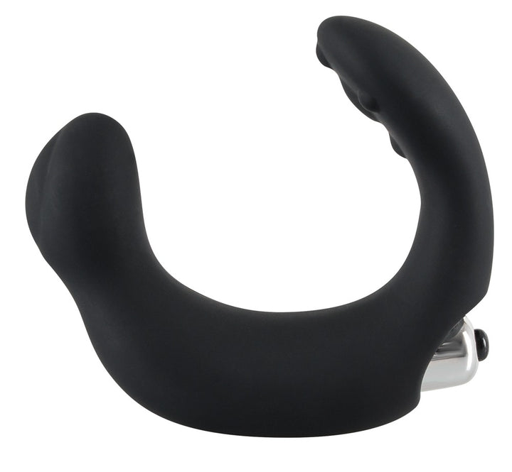 C-formet prostata vibrator med aftagelig vibro-bullet