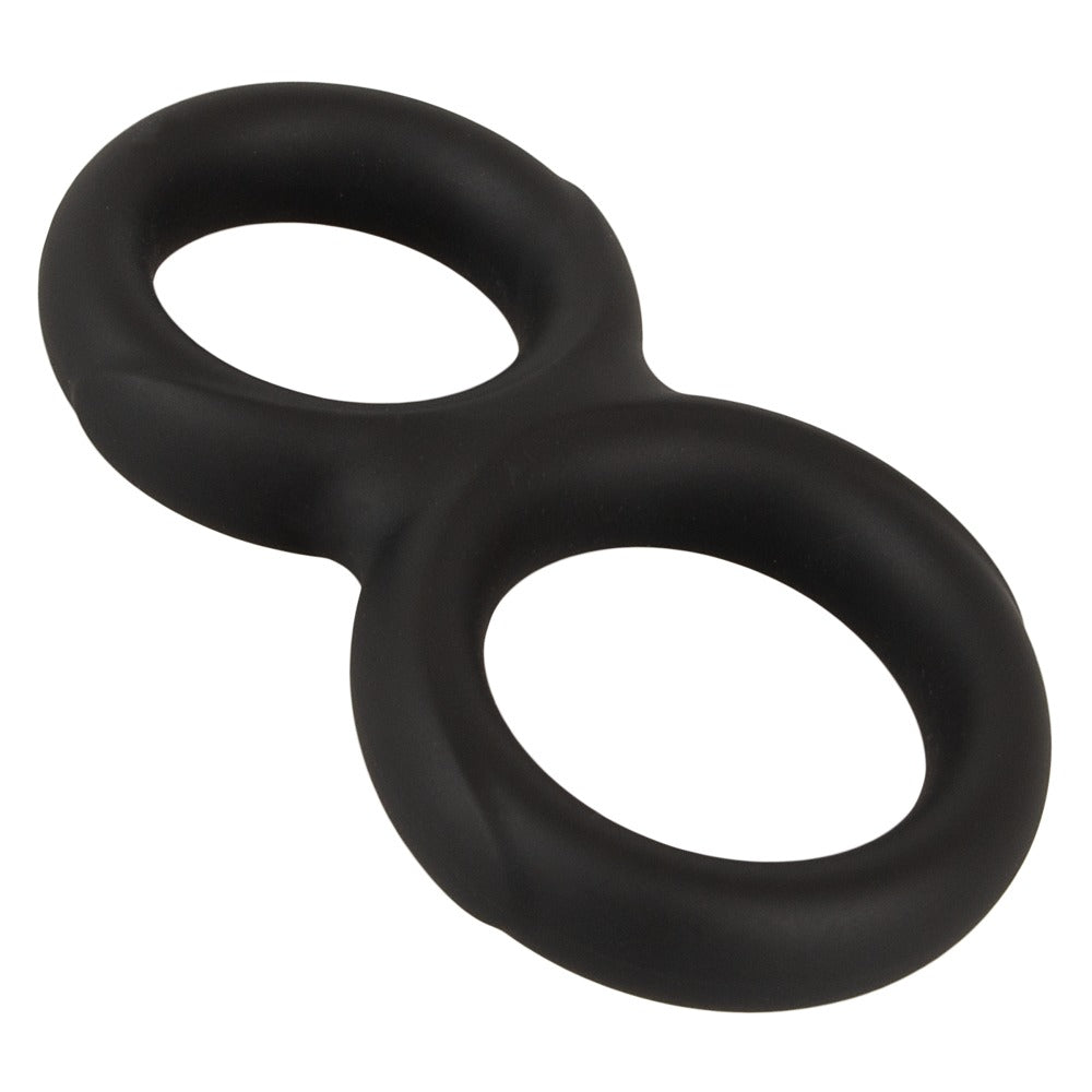 Blød double cock ring til penis og testikler fra Erecto