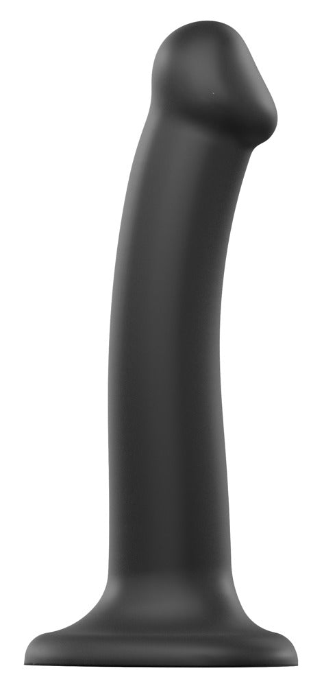 Harness-kompatibel dildo til G-punkt og P-punkt stimulation