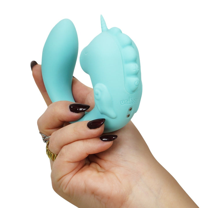 Fleksibel dual vibrator med indre vibration og udvendig tungebevægelse