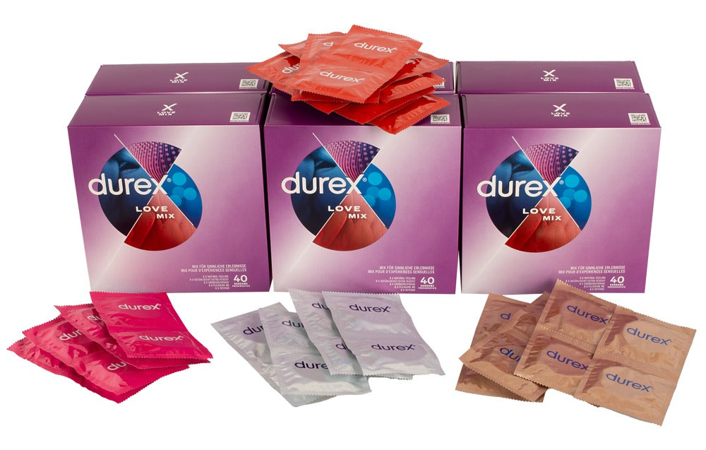 Durex kondom bulkpakke med 5 forskellige varianter