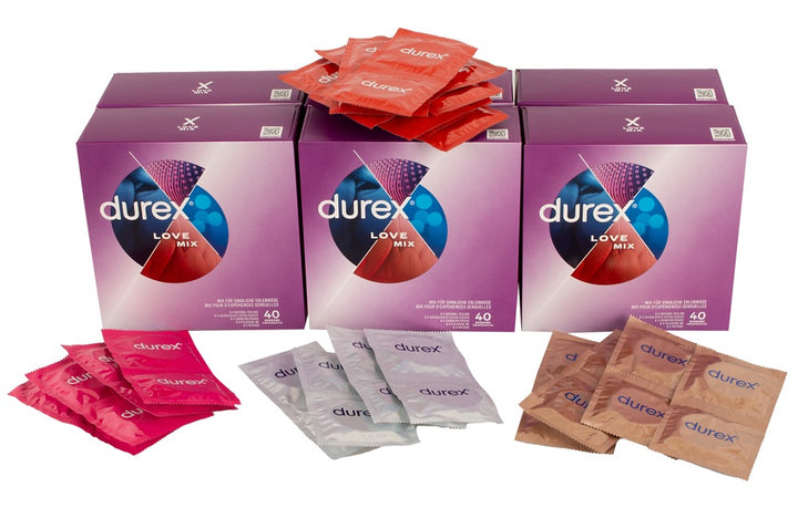 Durex kondom bulkpakke med 5 forskellige varianter