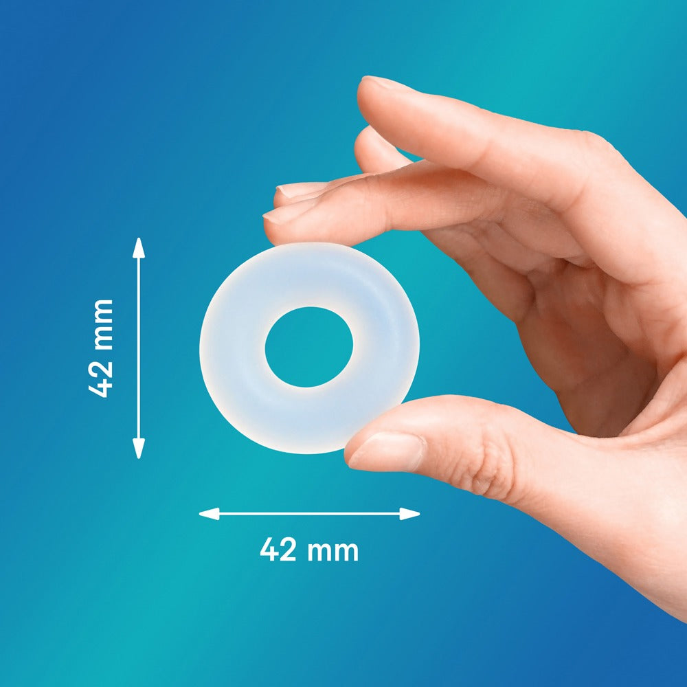 Durex Pleasure Ring cock ring med glat og diskret design