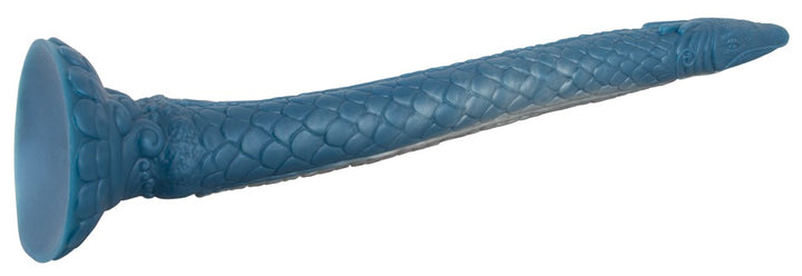 Tekstureret silikone dildo med tentakelstruktur og smalt hoved