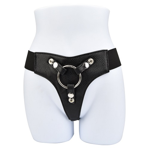 Loving Joy elastisk strap-on harness med metal O-ring