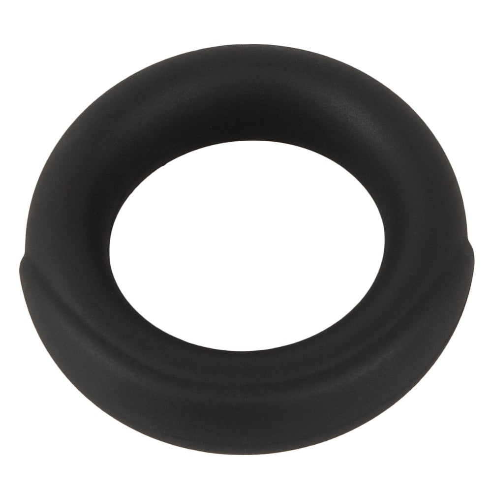 Fleksibel cock ring i Liquid Silicone med ydre diameter på ca. 4 cm