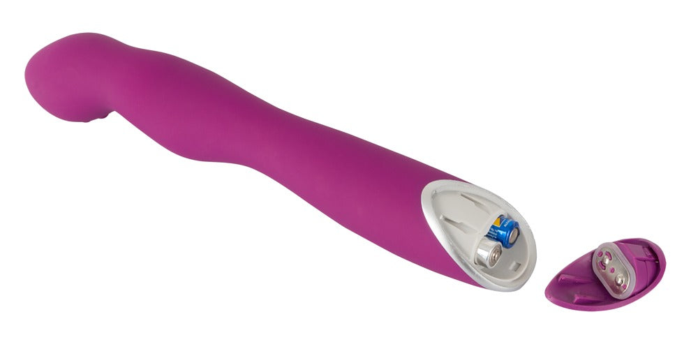 A-spot vibrator med stimulerende dots og blød overflade