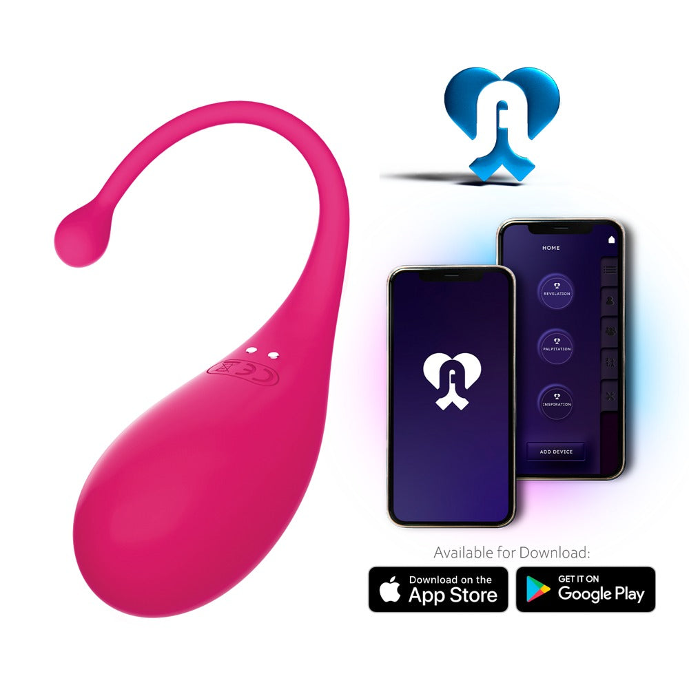 Vibrerende æg med AdLove-app og 9 vibrationsmønstre