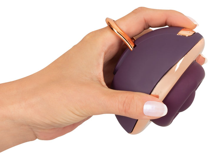 Roterende vulva massager med 2 motorer