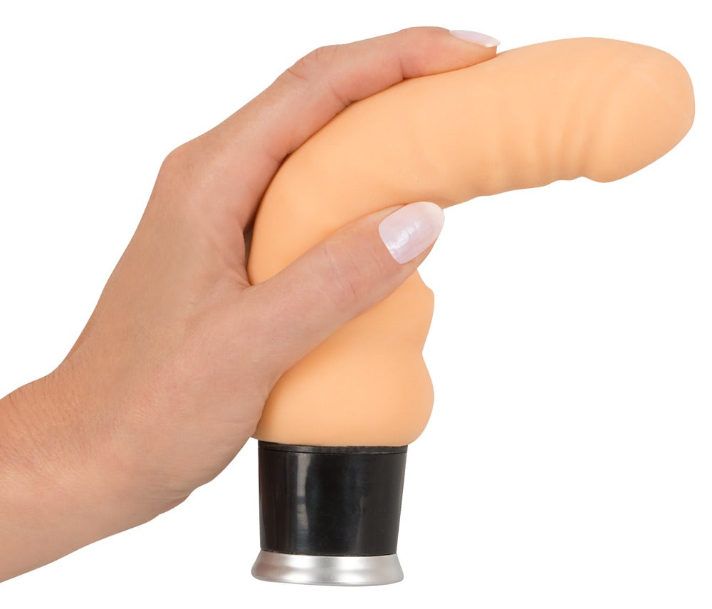 Realistisk vibrator med fleksibelt skaft og 8 vibrationer