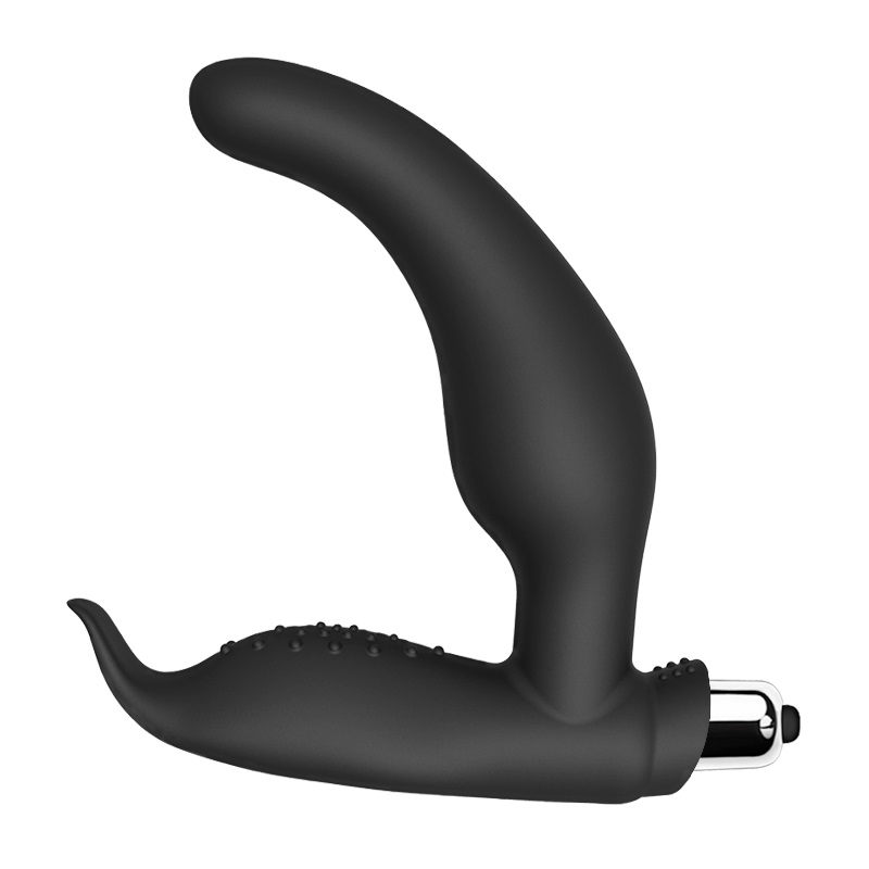 Dobbelt prostata stimulator med aftagelig bullet