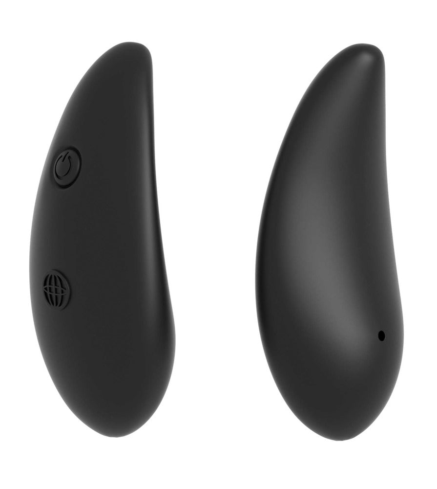 Sort blondestring med aftagelig vibro-bullet