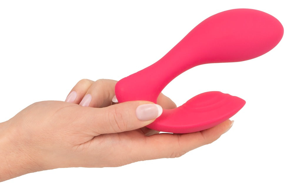 Fjernbetjent G-spot pantyvibrator med 2 motorer