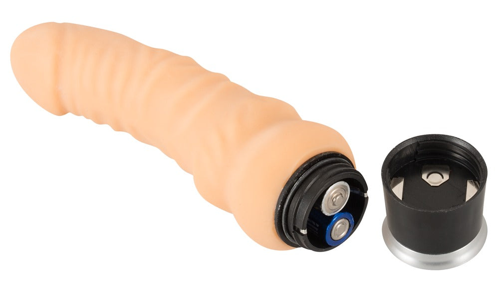 Blød TPR vibrator med talkum inkluderet