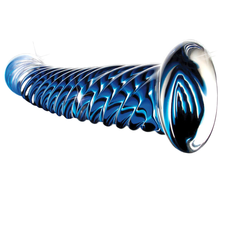 Icicles No. 29 Blue håndblæst glasdildo