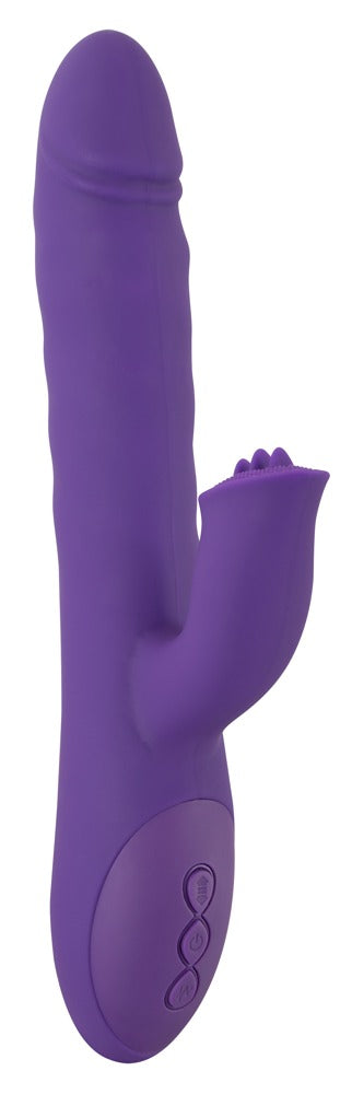 Genopladelig rabbit vibrator med 10 klitorisvibrationer