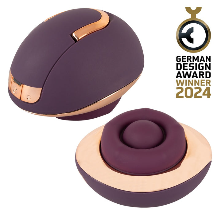 Genopladelig vulva massager med opbevaringspose