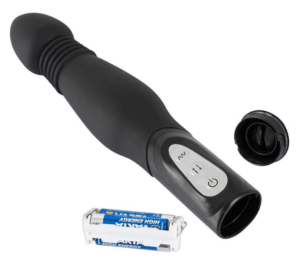 Sort analvibrator med thrusting-funktion