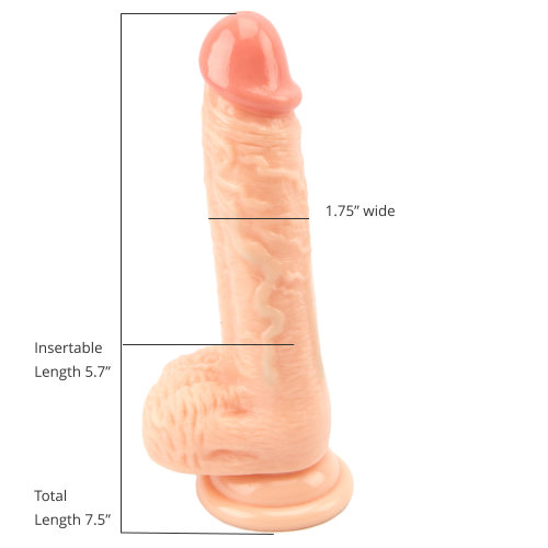 Loving Joy strap-on kompatibel realistisk dildo