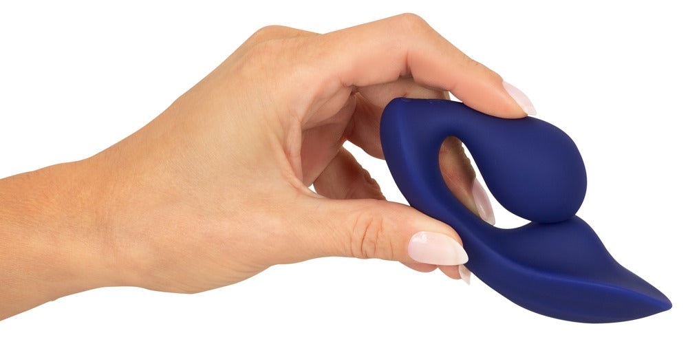 Fjernbetjent panty vibrator med anal plug