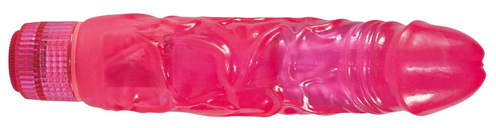 Naturtro pink vibrator med fleksibelt skaft