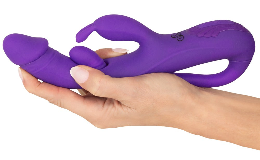 Genopladelig rabbit vibrator med triple stimulation