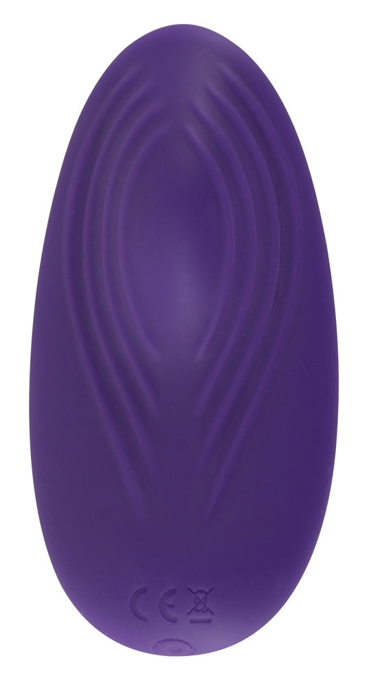 Anatomisk lay-on vibrator til ekstern stimulation
