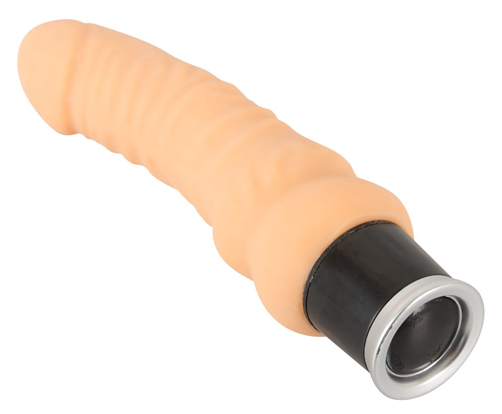 Fleksibel realistisk vibrator med 18 cm længde