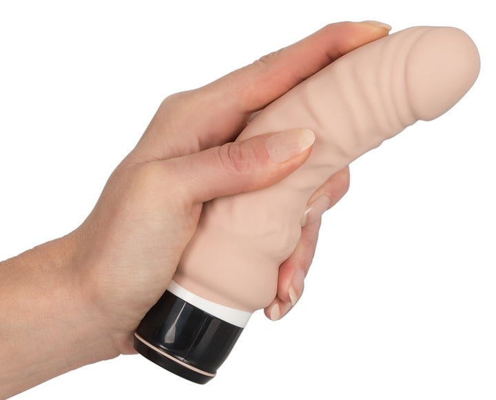 Naturtro vibrator med fleksibelt skaft og 7 vibrationer