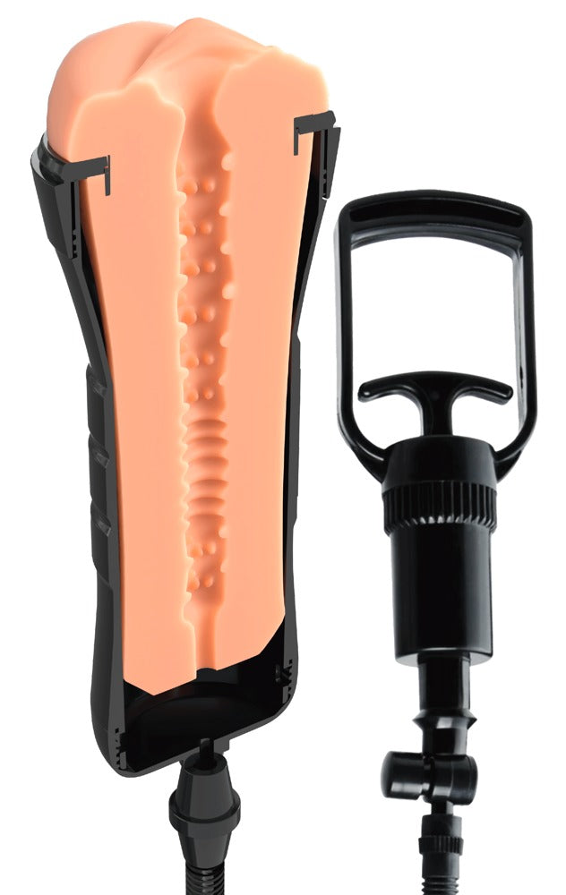 Wet Pussies Super Sucker XXL stroker med EZ-Grip pumpe