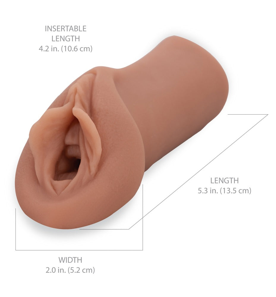 Realistisk Fanta Flesh masturbator med fleksibel pasform og squeeze-effekt